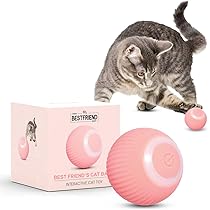 Giocattolo Interattivo Per Gatti - Palla Elettrica USB Con 3 Modalità, Movimento Automatico - Foto 3