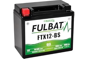 ‎FULBAT FULBAT Motorradbatterie FTX12-BS / YTX12-BS 12 V 10,5 Ah 180 A