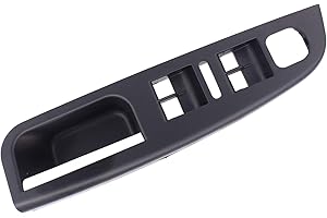 Doo Engy Tirador de puerta interior izquierdo delantero negro para Golf 5 6 V Variant Golf VI Variant