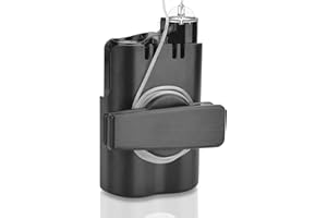 iGuerburn Étui pour pompe à insuline pour les pompes Medtronic MiniMed 640G 780G 670G 770G 630G, Étui pour pompe Medtronic avec clip ceinture pivotant à 360° (Noir)