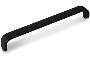 SOTECH Maniglia per mobili DALE BA 192 mm nero con texture Maniglia per armadio Maniglia per cassetto