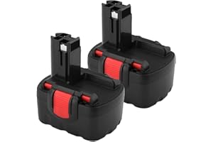 AKKOPOWER 14.4V Ni-MH Battery 4.5Ah Replacement Battery for Bosch BAT038 Batteries 14.4V Ni-MH Battery Compatible BAT040 BAT041 BAT140 2607335533 2607335275 2607335685 PSB14.4 PSR 14.4 GST Battery 14.4V