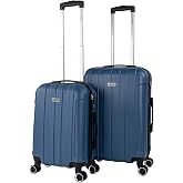 ITACA - Hard Travel Suitcases Set Trolley with Combination Lock and 4 Double Wheels 360&deg; Set Lightweight and Durable Travel S