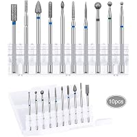 FULINJOY Nagelbohrer-Bits Set – 10 Stück, Kugelkopf, Für Maniküre & Pediküre, 5 Größen