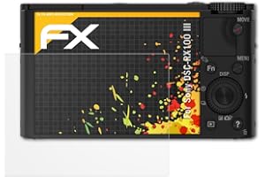 atFoliX Folia ochronna kompatybilny z Sony DSC-RX100 III Folia ochronna na ekran, antyrefleksyjne i amortyzujace FX Folia (3X)