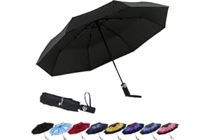 SY COMPACT Automatic Windproof Umbrellas Strong Umbrella in Rain and Sun for Women and Men