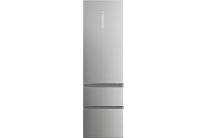 Haier 3D 60 Series 7 Pro HTW7620ANMG - Frigorífico Combi, 414L, Cajones Direct Access, WIFI, Botellero, Motor Inverter, My Zone Pro, Humidity Zone, Total No Frost, 59.5x205cm, Daylight LED, Inox