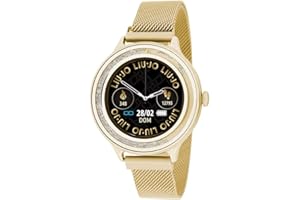 LIU JO SWLJ049 Donna 39mm Acciaio Acciaio Oro Oro SmartWatch