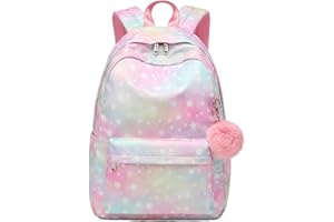 Comforso School Backpack for Girls, College School Bags Large Capacity Campus Backpack 14 Inch Laptop Backpack Casual Daypack for School Travel, Lightweight Rucksack for Teenage Girls