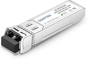 QSFPTEK Module 25G SFP28 850 nm, 100 m VSEL+PIN émetteur-récepteur multimode 25GBASE-SR SFP28, module émetteur-récepteur optique pour Cisco SFP-25G-SR-S, jusqu'à 100 m avec DDM