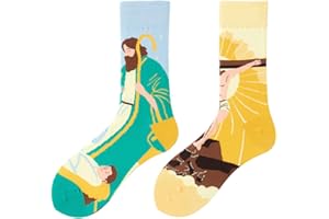 Nxnchc Zabawne Skarpety Dla Kobiet I Mężczyzn Uniseks Wiele Motywów Zwierzęta Jedzenie Owoce Sport Sztuka Z Bawełny Prezent Asymetryczne Wzory Lewa I Prawa