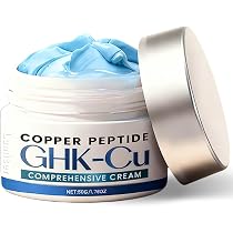 topical ghk-cu uk Copper Peptides Comprehensive Cream for Skin Tag & Spot Removal and sun damage while bpc 157 peptide dose red blood cell formation for animals Size:30 ml x 3