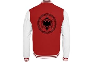 GENERIC Hochwertige College Sweatjacke - Albanische Flagge Shirt Albanischer Adler Albanien T-Shirt Kosovo Geschenk