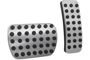 MAIMOCCY Steel Accelerator Brake Gas Pedal Pads Cover Compatible for Mercedes-Benz A B M R CLA GL GLA Class ML GL R 350 450 550 W176 W117 X156 Parts No Drill