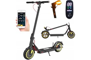 BONNOV Trottinette Électrique Pliable pour Adulte - Pneu 10 Pouces, Moteur 500 W, Double Freins - Confort et Performance Urbaine avec Batterie 36V 10Ah - Trotinette Electrique, Urbanglide