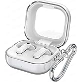 Rongep Samsung Galaxy Buds4 Pro/Buds 4 i&ccedil;in Şeffaf Kılıf Darbeye &Ccedil;izilmeye ve Sararmaya Karşı Diren&ccedil;li Galaxy Buds 4 Pro Kula