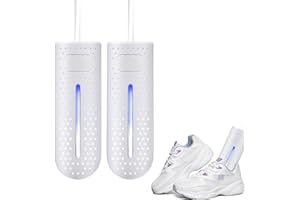 DELAMIYA Asciugascarpe elettrico, antibatterico, portatile, asciugatura a 360°, con spina europea, scaldascarpe elettrico, per scarpe, scarponi da sci, calze in inverno