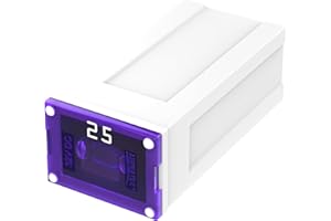 AUPROTEC Fusible bloc femelle JCASE OTO J Japan 20-60A, choix: 25A ampères, blanc, 1 pièce