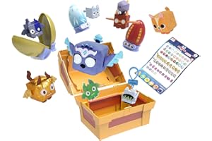 Rocco Giocattoli -Prawdziwa Skrzynia, Pełna niespodzianek ze świata Pet Simulator X Zawiera Dwa Kody do pobrania ekskluzywnych treści Do Gry, Wielobarwny, HB1801