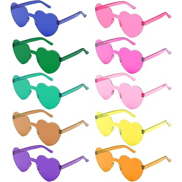 CONTIA 3 Pairs Lunettes De Soleil, Lunettes de fête amusantes, lunettes CONTIA 3 Pairs Lunettes De Soleil, Lunettes de fête amusantes, lunettes