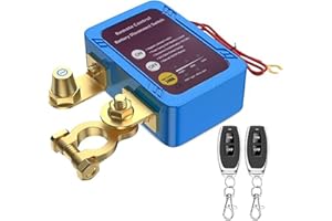 Bkiyougo Kill Switch, battery isolator switch 12v 240A, Car Battery Isolator, Battery Cut Off Switch 12v Anti Theft, Automatic Cut/Shut Off Switch for Auto,RV, ATV,Truck, Boat.