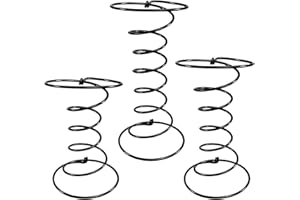 TENDEEVOLUTION Molla a Spirale Biconica, Molle Acciaio al Carbonio in 3 misure per Imbottitura Divano, Sedute per Divani, Molle per Tappezzeria Restauro Sedie e Poltrone (Molla 4 GIRI)