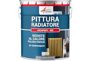 Vernice per radiatori/riscaldamento: ARCAPOXY - 302 - RAL 7001 - Grigio Argento - ARCANE INDUSTRIES