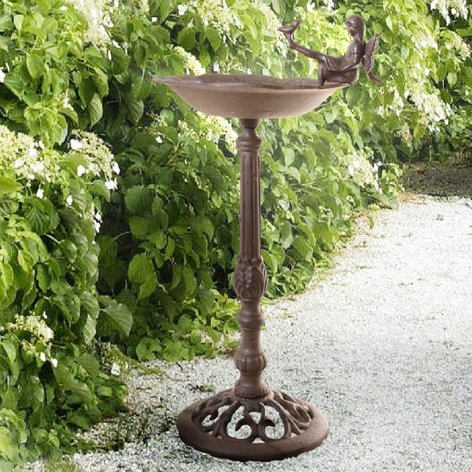 Vogeltränke aus Gusseisen