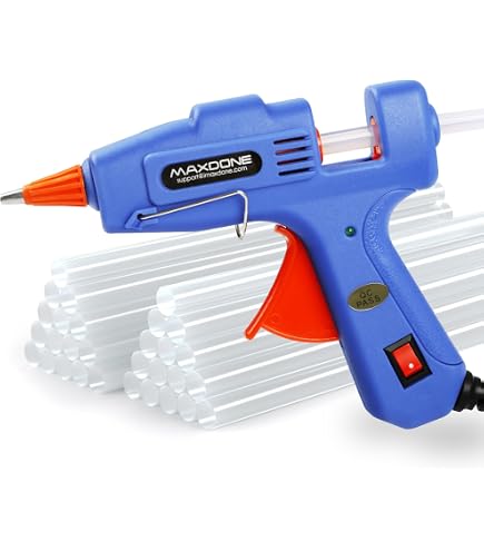 Weyka - Pistola per colla a caldo, 75 bastoncini riscaldanti rapidi e sicuri, pistola a colla da 20 W, inclusa una borsa per attrezzi, anti scolo per | Leroy Merlin Weyka - Pistola per colla a caldo, 75 bastoncini riscaldanti rapidi e sicuri, pistola a colla da 20 W, inclusa una borsa per attrezzi, anti scolo per | Leroy Merlin