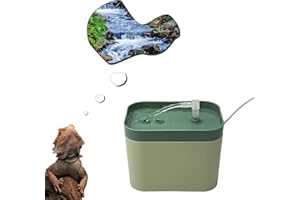 Dnoifne Reptilien-Wasserschale mit Filtersystem, Trinkbrunnen für Echsen, Terrarien-Zubehör für Bartagamen, Wasserfall-Habitat für Bartagamen, Leopardgeckos, Chamäleons & Schlangen