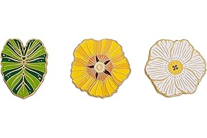 ROYJJ Lot de 3 porte-aiguilles magnétiques en forme de fleur - Fournitures de couture