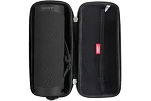 Hermitshell twarde etui podróżne do Sony SRS-XB23 - super przenośny bezprzewodowy głośnik Bluetooth (czarne)