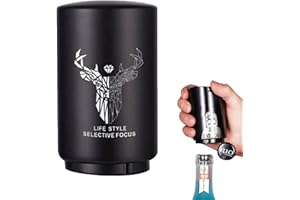 Geschenke Vatertag für Papa Männer, YUDANSI Bier Flaschenöffner, Schnell zu Automatischer Bottle Opener Edelstahl Bieröffner Magnetisch, Magnetisch Kronkorken Öffner, Bierliebhaber Küche Bar Party
