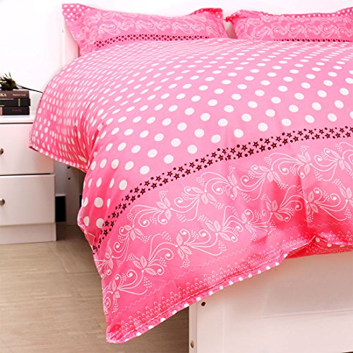 sourcingmap® Single Queen King Super Kissenbezug Schlafdecke Matratze Bettzeug set - 3