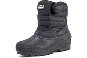 Polar Mens Nylon Snow Hiking Thermal Outdoor Single Strap Stable Mucker Boots