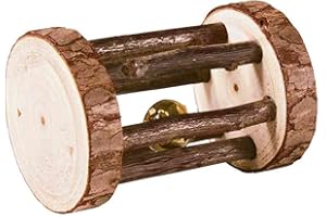 Trixie Natural Living - Rotolo da Gioco con Campana, 7 x 5 cm di Diametro