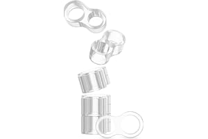 virea 6 x Fermaporta per maniglie Trasparente - - Fermaporta per proteggere pareti e mobili - - Per maniglie di porte e finestre - - Paracolpi per maniglie di porte dal design discreto