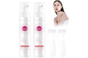HUAHUANGHUI 2 Pièces Spray Dépilatoire, 100 ml Mousse D'épilation Douce à la Cire D'abeille, Spray Épilation Indolore, Spray Moussant Dépilatoire pour Femmes et Hommes, pour Les Bras, Les Jambes, Le Dos