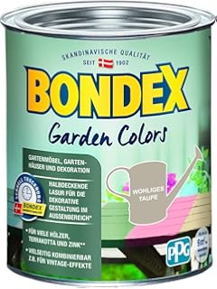 Bondex Dauerschutz Holzfarbe Taupe Hell 0 75 L 372207 Amazon De Baumarkt