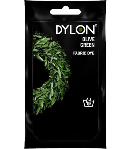 Dylon Pod Colorante Per Lavatrice - Verde Oliva, 350 G, Tinge Tessuti Naturali In 3 Cicli, Facile E Permanente - Foto 5