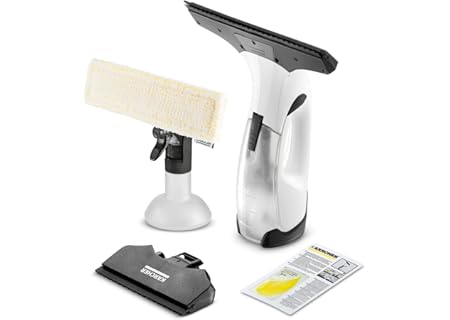 Kärcher WV 2 Plus N Fönstertvätt, batteritid: 35 min, LED-laddningsindikator, 2 sugmunstycken, spray - Amazon Deal & Rabatt