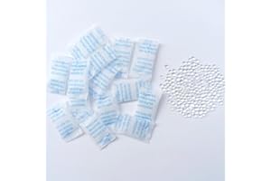 Colnk Silicagel Trockenmittel Beutel, Feuchtigkeitsabsorber, Silica Gel Beutel für Aufbewahrung von Lebensmittel, 100 Pack
