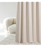 ROOM99 Tenda con occhielli argentati, Aura, 140 x 300 cm, larghezza x altezza, moderna, Curtain per soggiorno, camera da letto, colore nero, 1 pezzo