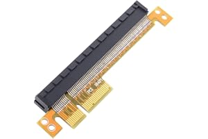 Cablecc PCI-E Express 4x to 16x Extender Converter Riser Card Adapter Male to Female
