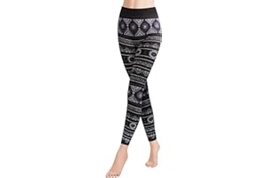 Libella Leggings invernali termici con orsacchiotto norvegese per donna