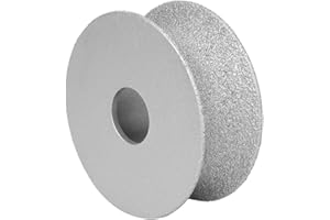 AMONIDA Meule Diamantée Brasée, Meule à Pierre Humide Et Sèche, Pour Meuler La Pierre De Quartz, Le Marbre, Le Granit, La Céramique, La Pierre Artificielle, Le Verre(Concave grinding wheel 2.5)