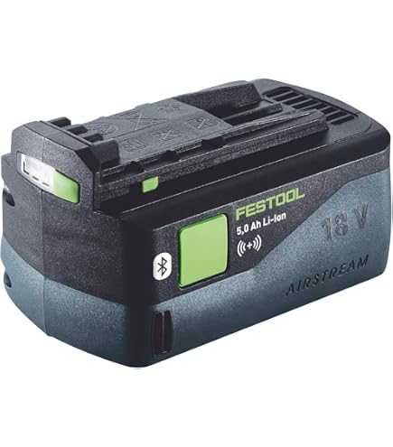Batterie Li-Ion 18V 5000mAh – Compatible Festool Kalii, OSC18, Pdc 18/4, PowerSmart