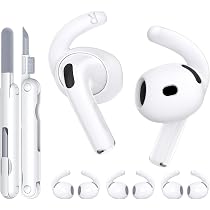 6 Paia Di Copri Auricolari In Silicone Per AirPods 4 – Ultra Sottili, Antiscivolo, Antigraffio. Compatibili Con La Custodia Di Ricarica. Migliorano L'acustica E Riducono I Rumori Ambientali. Bianco.