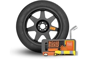 ROADHERO Road Hero Space Saver Spare Wheel suitable for Ford Kuga (2020 onwards) Full Breakdown Safety Kit