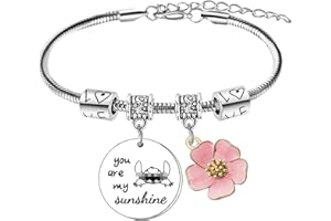 Hgreiwgk Girl's Bracelet Funny Bracelet Your Are My Sunshine Teen Girl Gifts Birthday Gift Happily Ever After Friend Bracelet